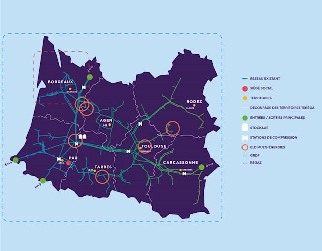 Carte réseau Teréga