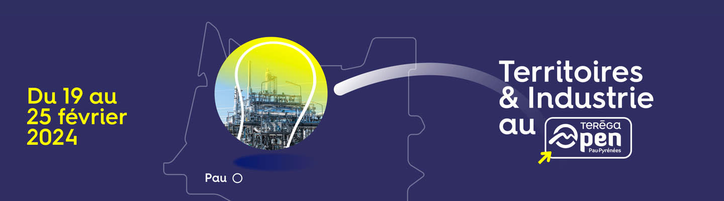 2ème édition « Territoires et Industrie » au Teréga Open Pau Pyrénées 2024