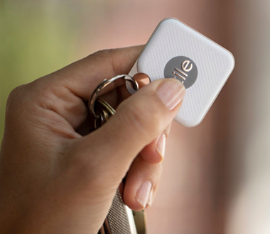 Tile on keychain Tile on keychain