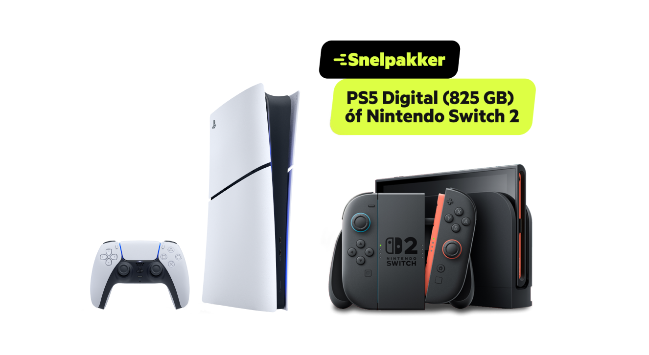 Snelpakker PlayStation 5 Slim (825 GB) of Switch 2 bij een nieuw 2-jarig KPN Internet abonnement cadeau.