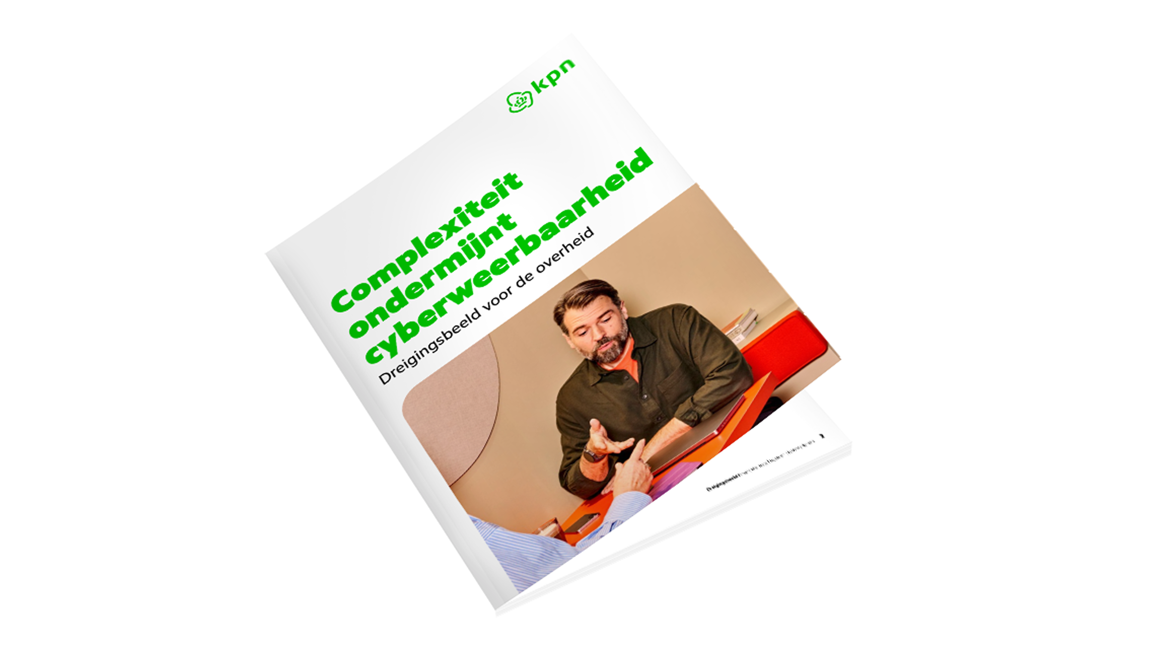 Folder met de tekst 'Complexiteit ondermijnt cyberweerbaarheid'
