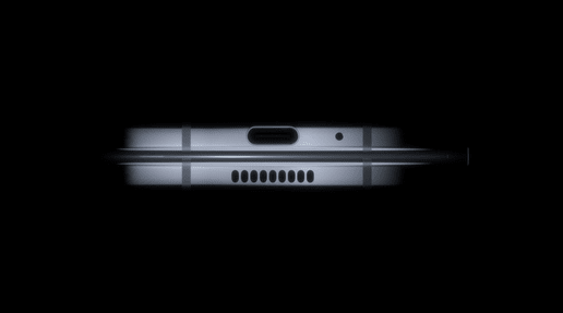 De Galaxy Z Fold5 onderkant
