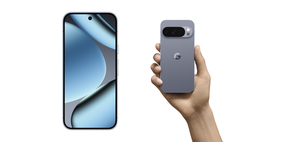 Afbeelding van de Google Pixel 10 Pro in een hand