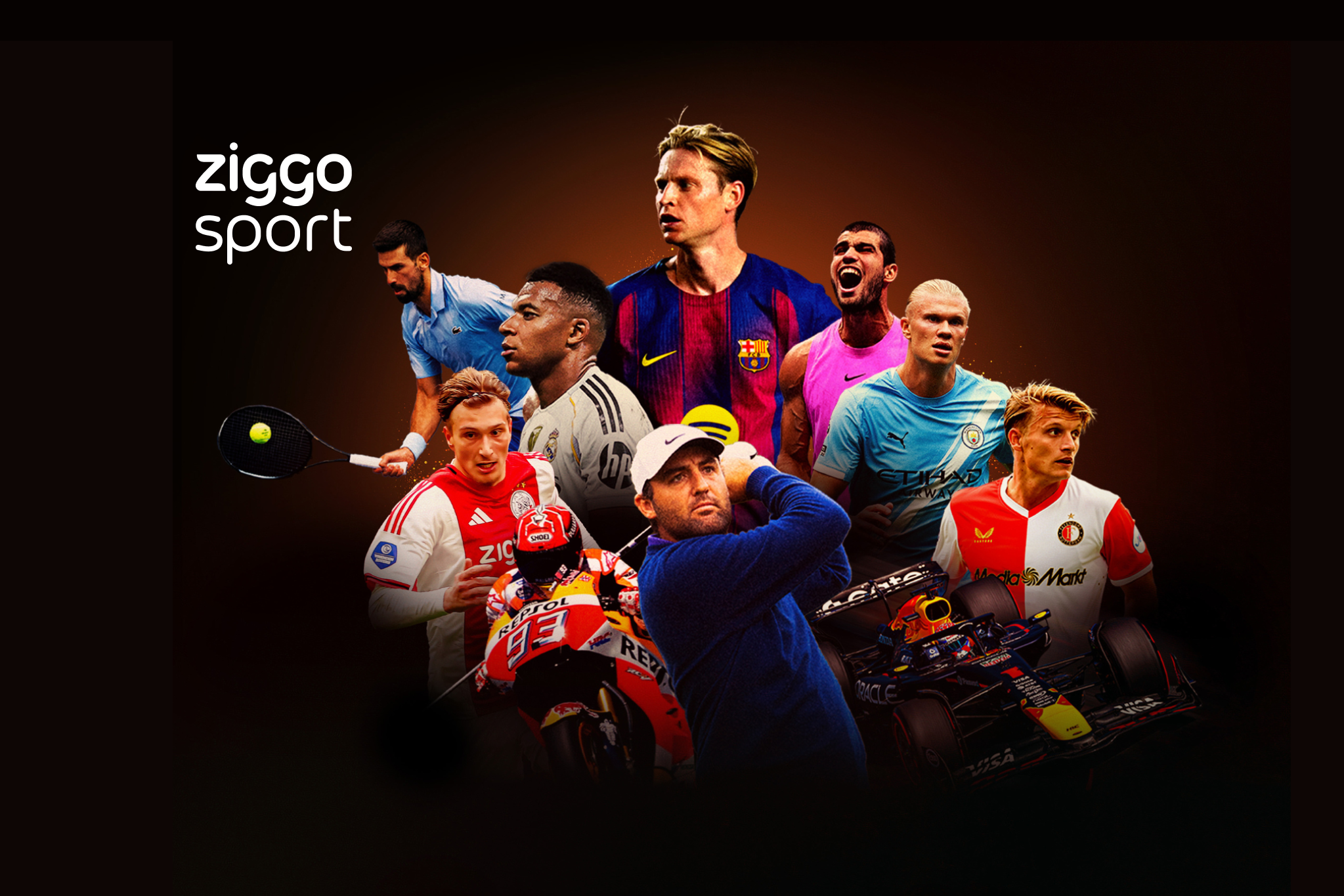 Ziggo Sport met verschillende sporten