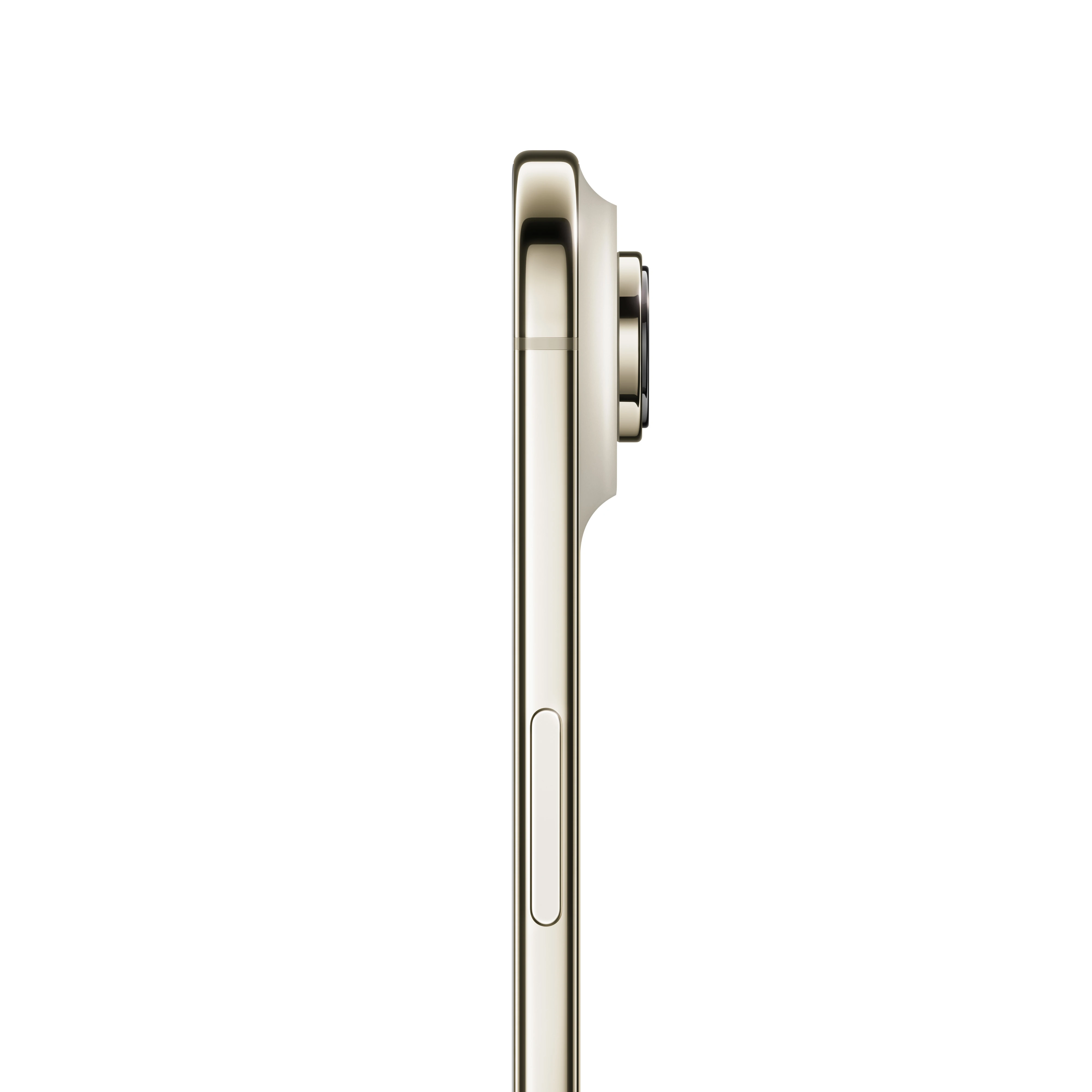 Zijaanzicht van de dunne iPhone Air
