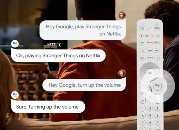 Een gesprek met Google via een knop op je KPN afstandsbediening