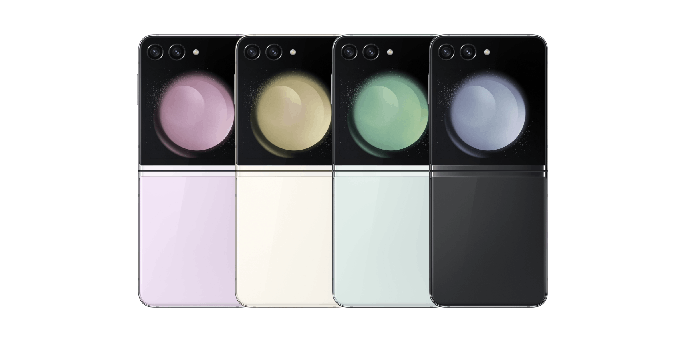 De verschillende Galaxy Flip 5 kleuren