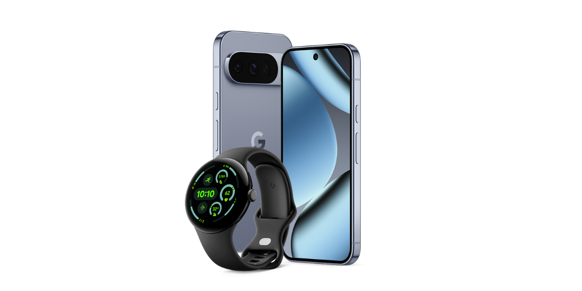 De Google Pixel 10 Pro met de Google Pixel Watch 3