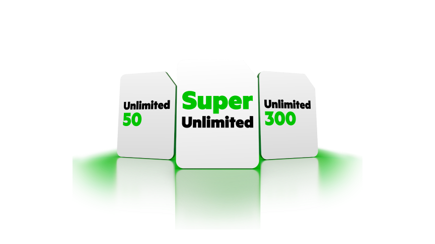 De 3 Unlimited abonnementen