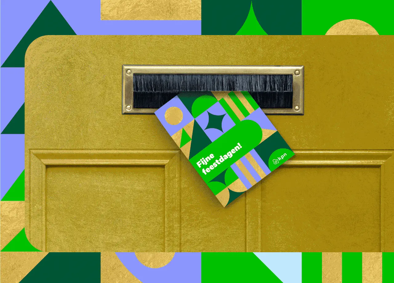 Er valt een kaartje door de brievenbus