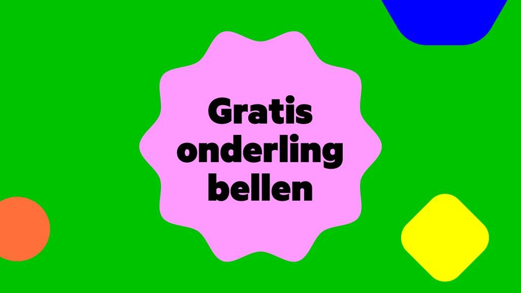 Gratis onderling bellen met Combivoordeel