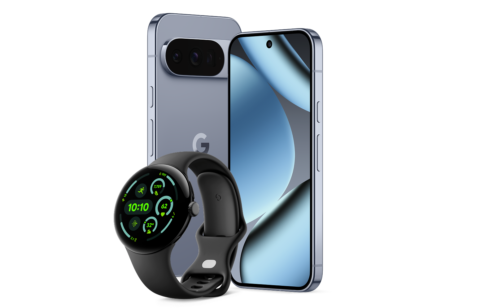 Afbeelding van de Google Pixel 10 Pro + Pixel Watch 3