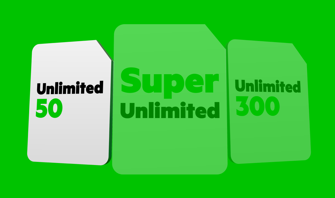 Simkaart met Unlimited50