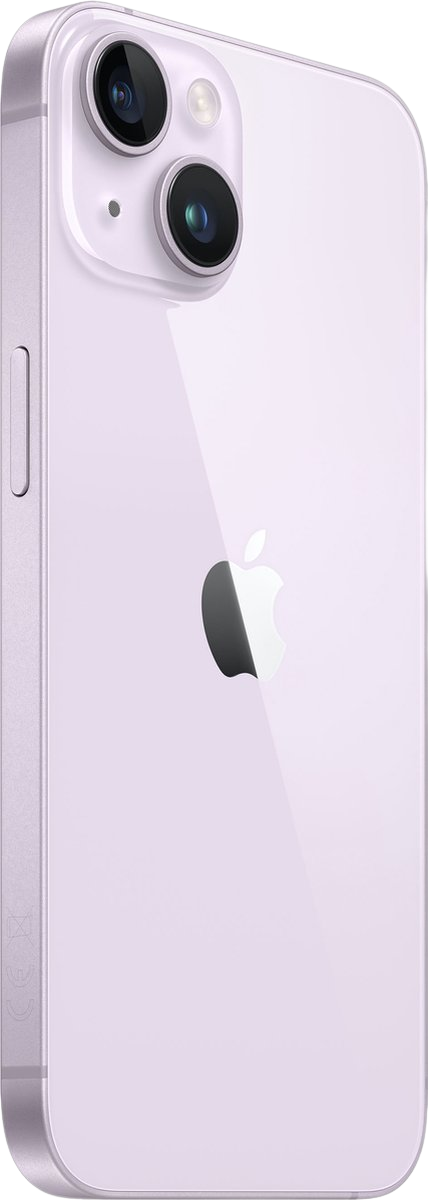 iPhone 14 paars achterkant
