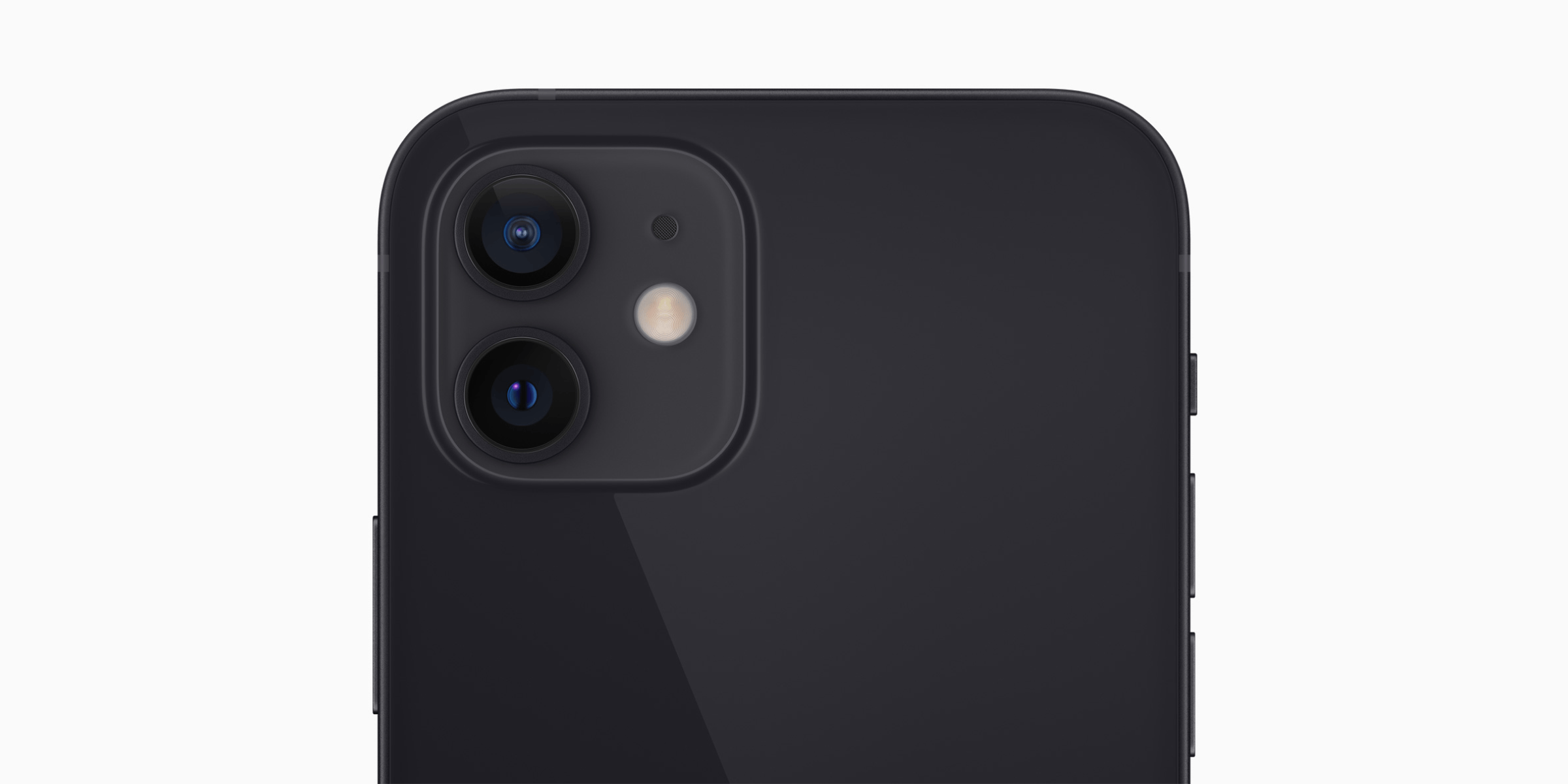 De 2 camera's aan de achterkant van de iPhone 12