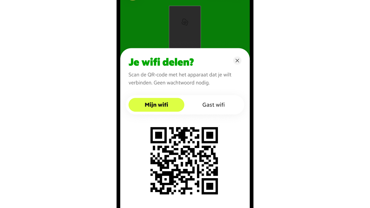 Wifi delen in de MijnKPN app
