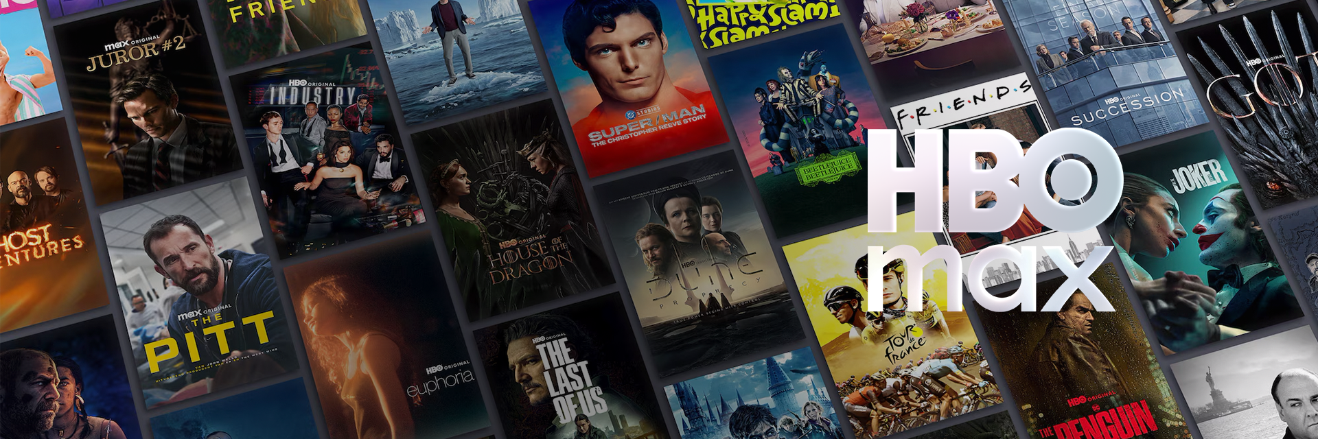 HBO Max logo met achtergrond