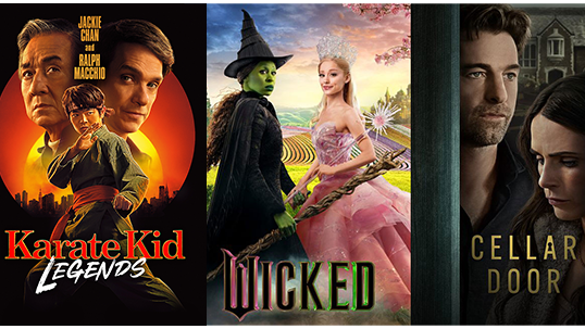 Pathe Thuis films: Karate Kid Legends, Wicked, Cellar Door