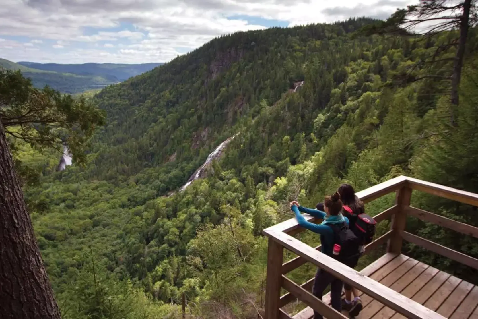 Vallee bras du nord belvedere
