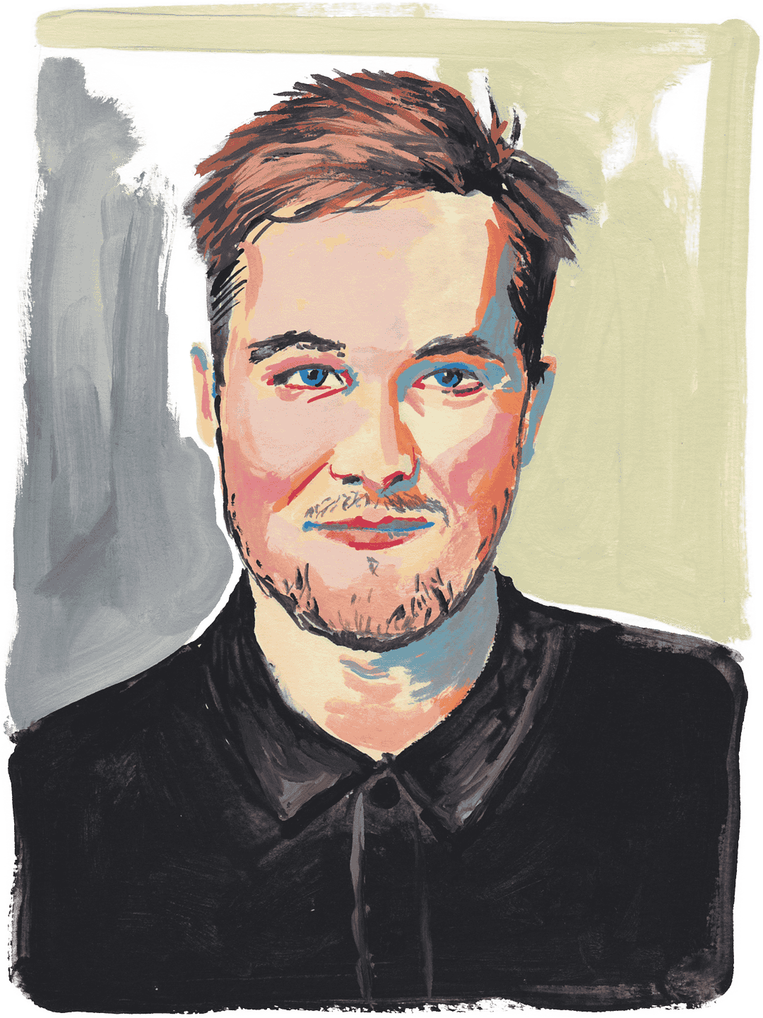 Painting of Sebastian Herkner