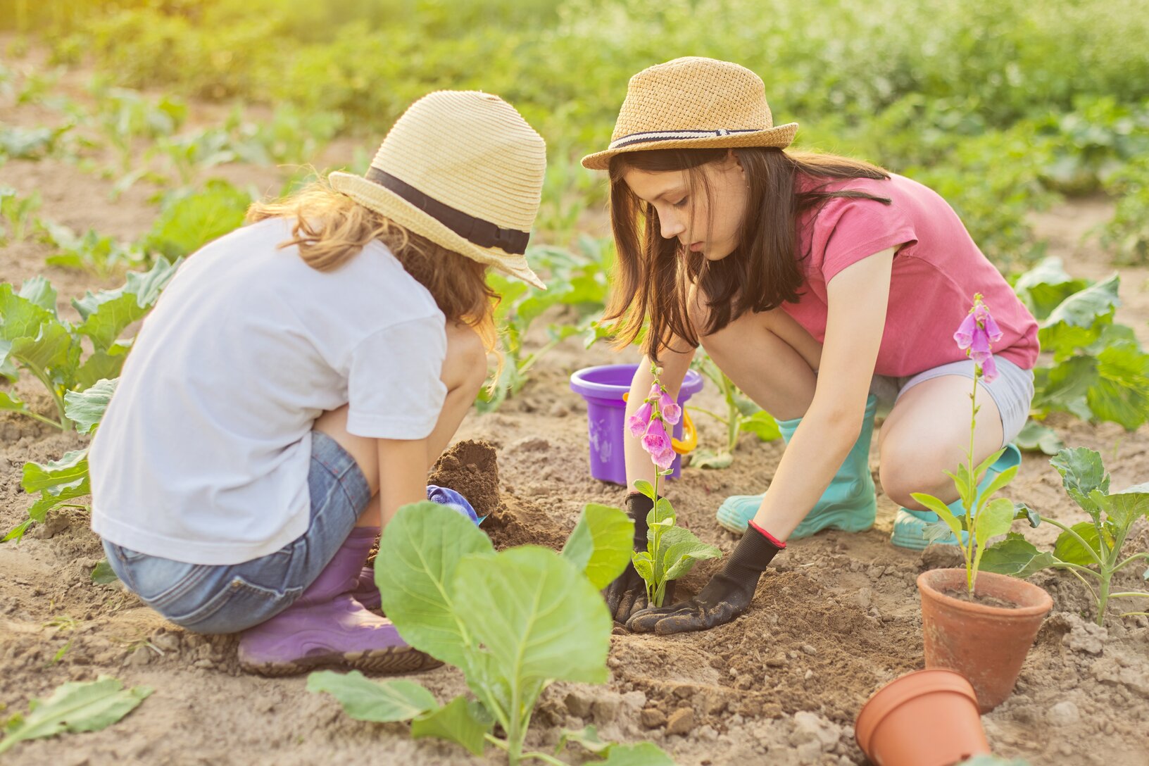 children gardening benefits