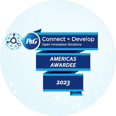 P&G Connect + Develop Open Innovation Solutions Americas Awardee 2023