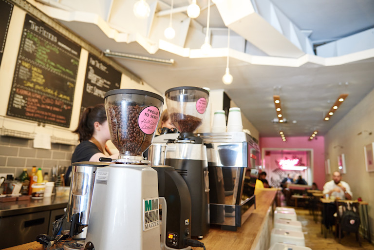 Pink Lane Coffee is a favourite of many of the Helix team.