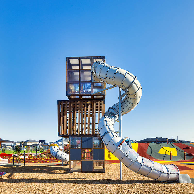 Cubic playground in Melbourne Australia Cubic playground in Melbourne Australia