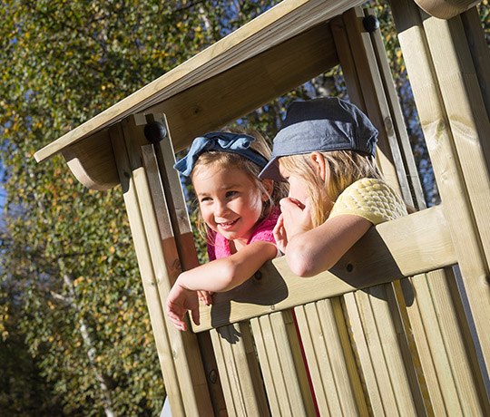 Natural Clover playground equipment offers safe play in every environment