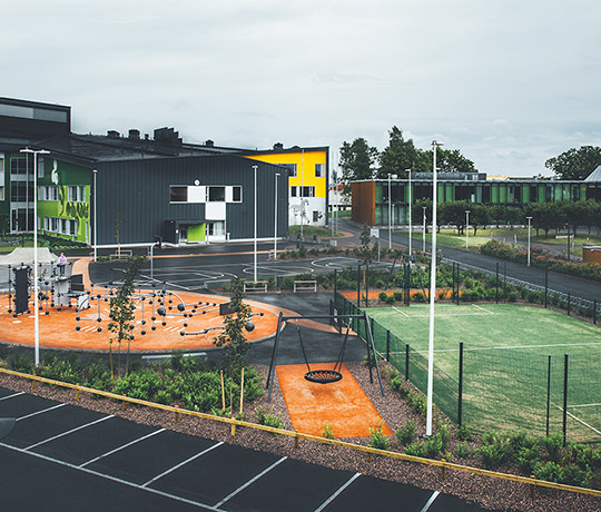 Multi-functional Play and Sports area in NIikkilän sydän, Finland