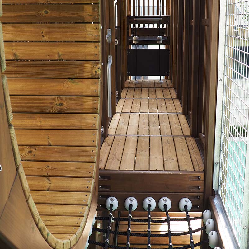 Lekeplassen Vertical Maze i Paris, Frankrike Detaljer av Vertical Maze