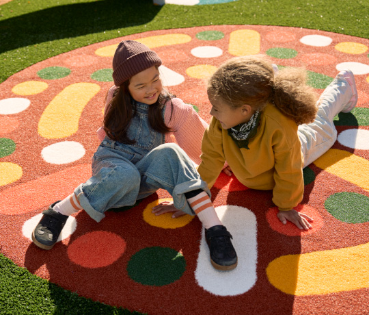 Prime playground at Marketta park text liftup shape