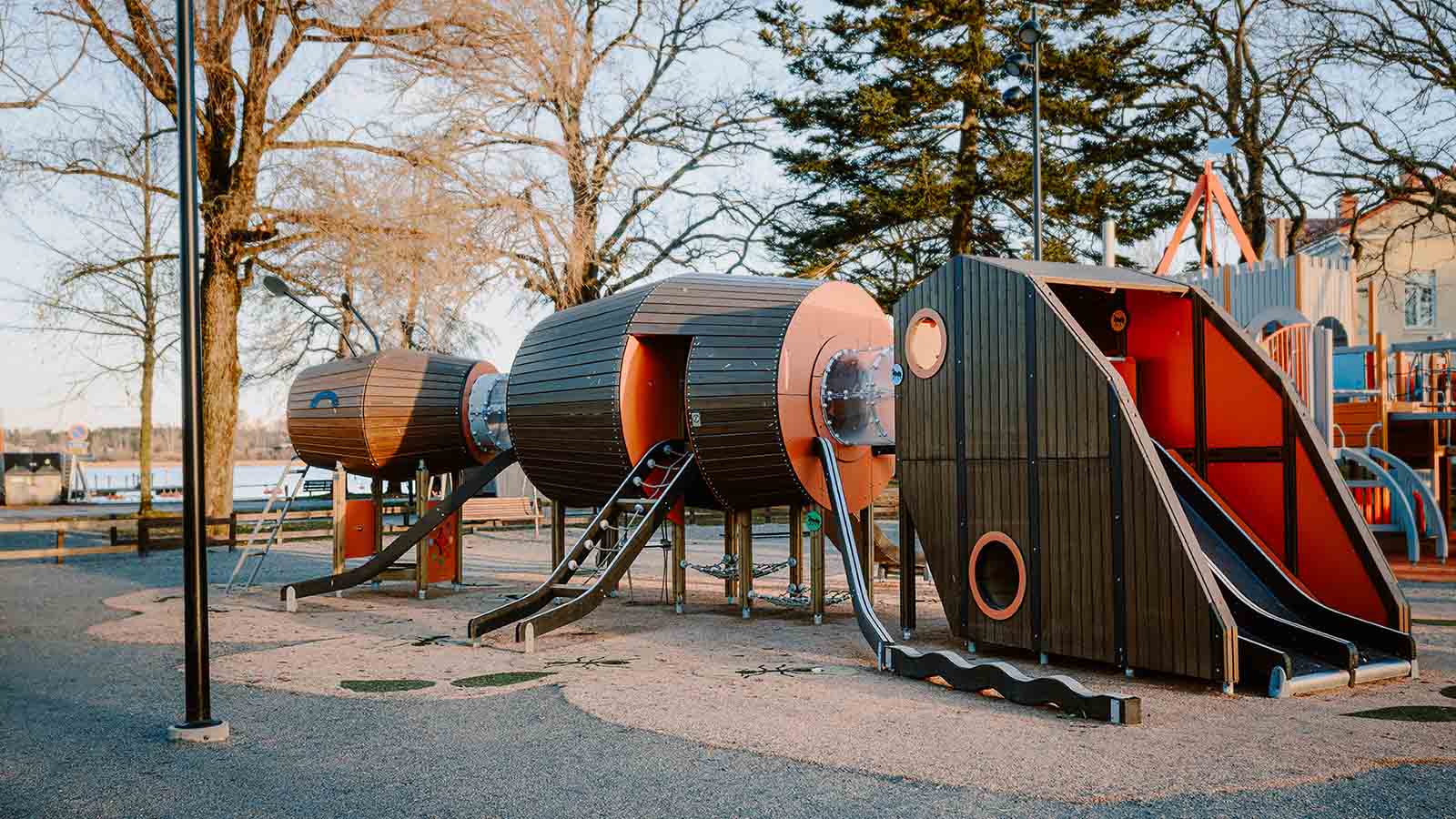 Ant themed bespoke playground Tammisaari Finland