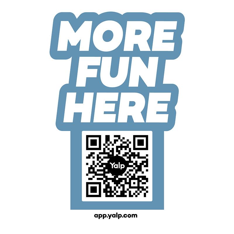Yalp+ klistermärke finns på alla interaktiva lekprodukter