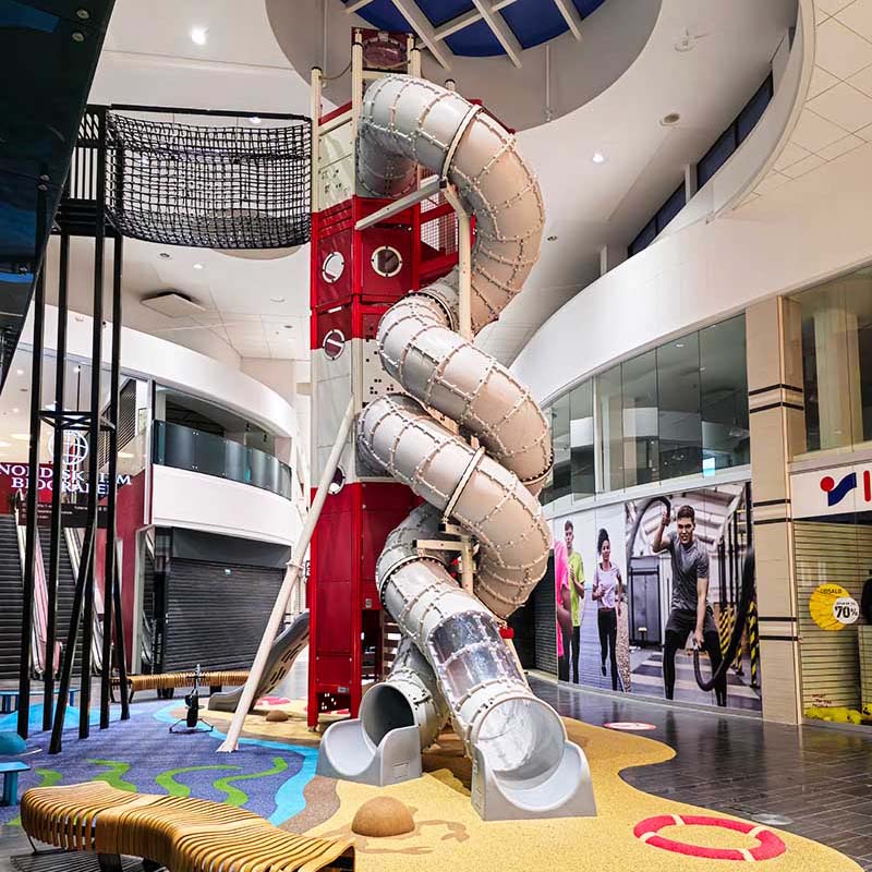 Wave shopping mall Denmark MyDesign bespoke lighthouse