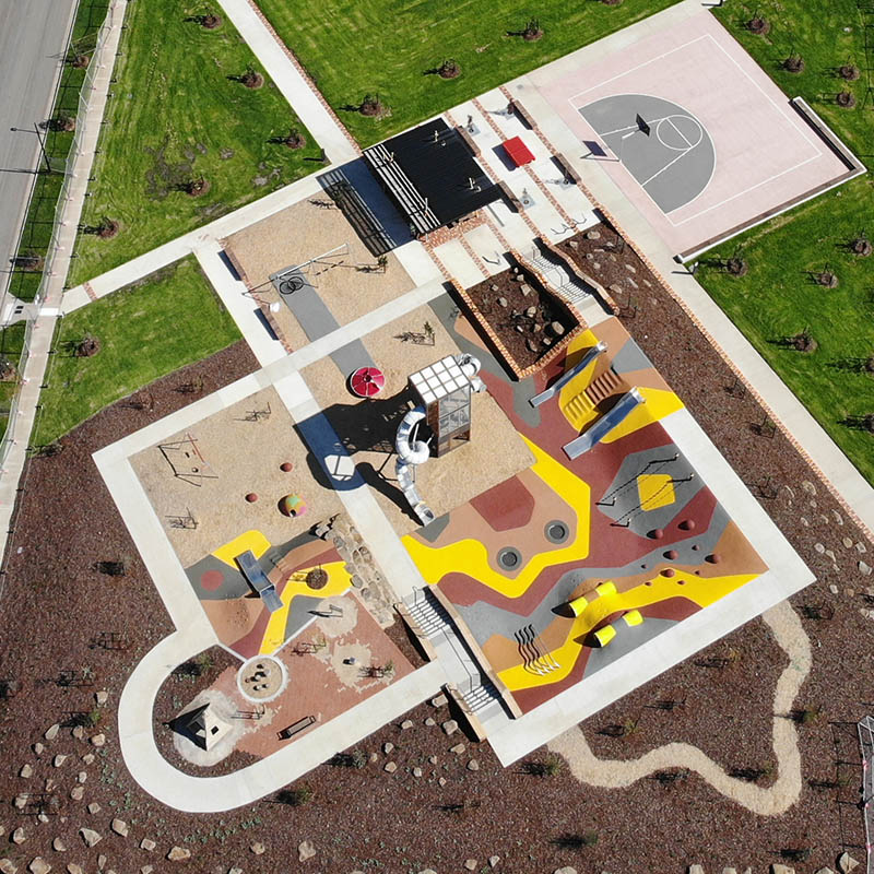 Cubic playground in Melbourne Australia Cubic playground in Melbourne Australia