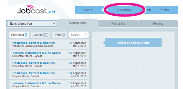 how-to-find-customization-tab-JOBCAST