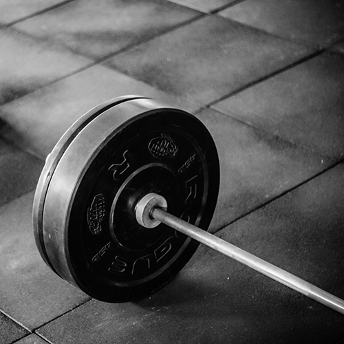 Barbell Barbell on soft mats
