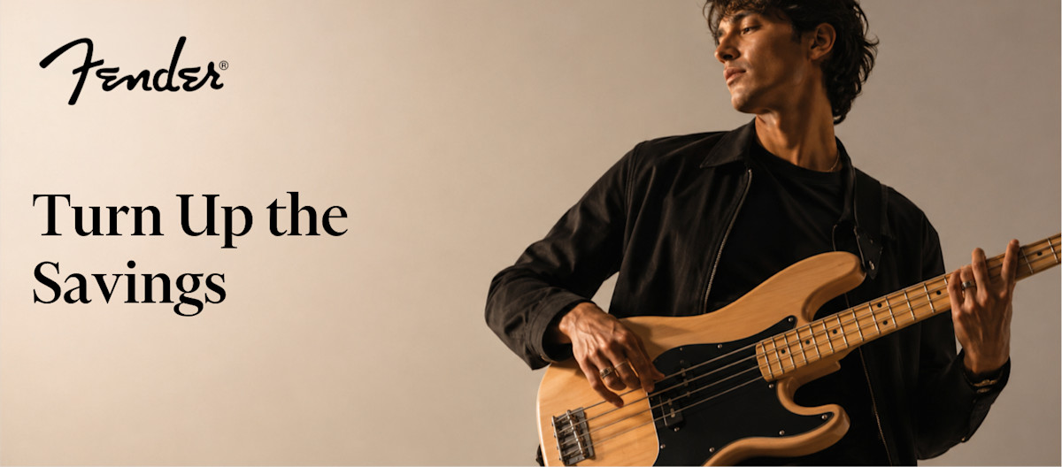 5% cash back at Fender through Price.com