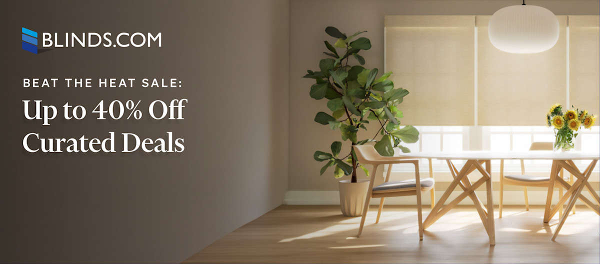 4% cash back at Blinds.com + 45% Off Sitewide