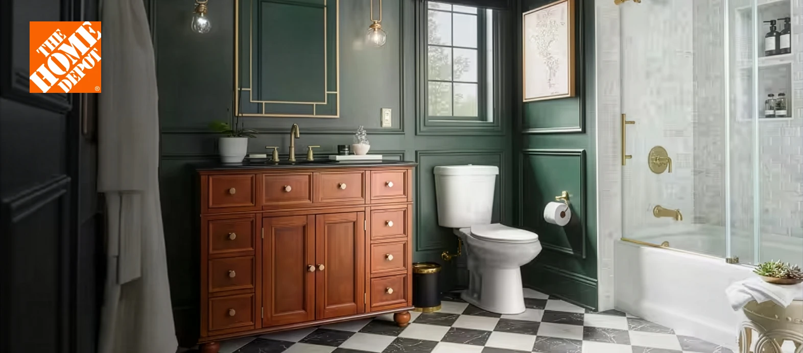 Up to 25% Off Select Bath + up to 8% Cash Back at Home Depot