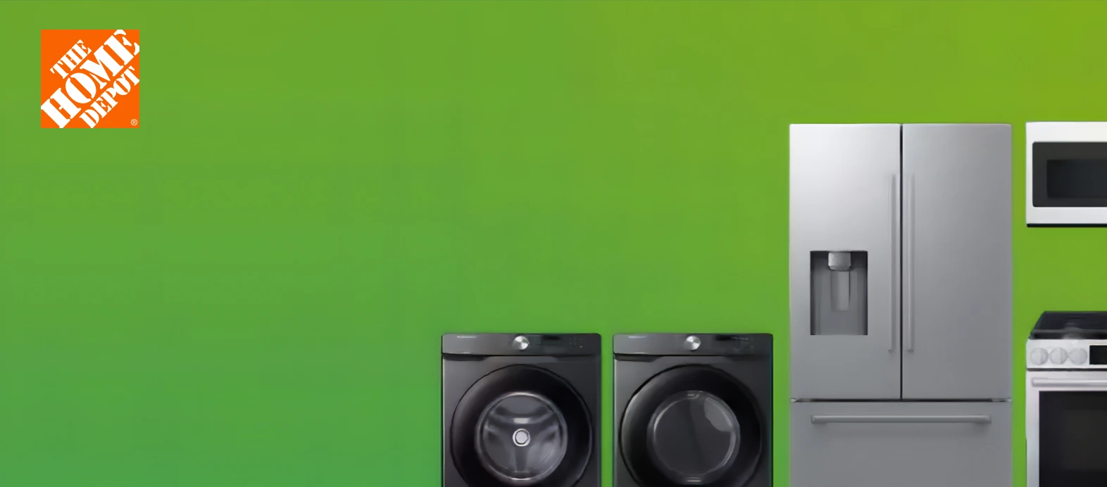 Up to 40% Off Appliances + up to 6% Cash Back at Home Depot