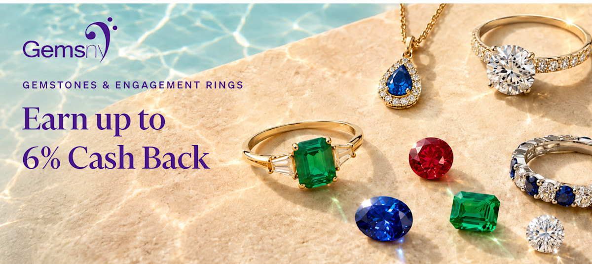Earn up to 6% Cash Back on jewelry
