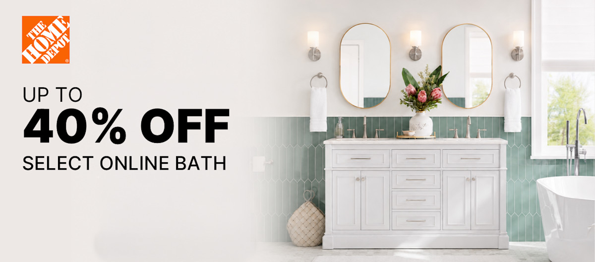 Up to 40% Off Select Online Bath