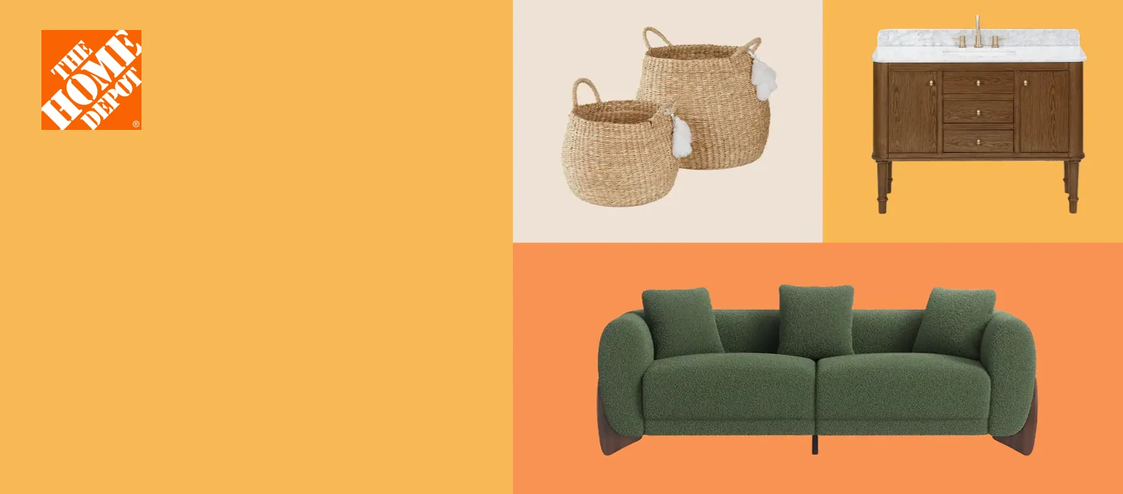 Up to 50% Off Spring Decor + up to 8% Cash Back at Home Depot