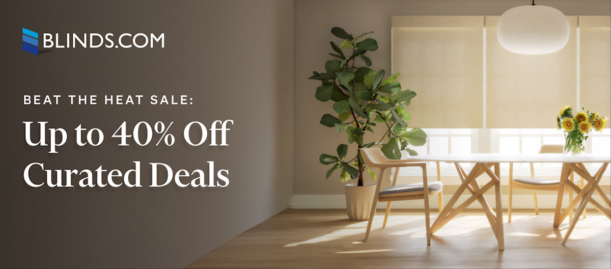 4% cash back at Blinds.com + 45% Off Sitewide