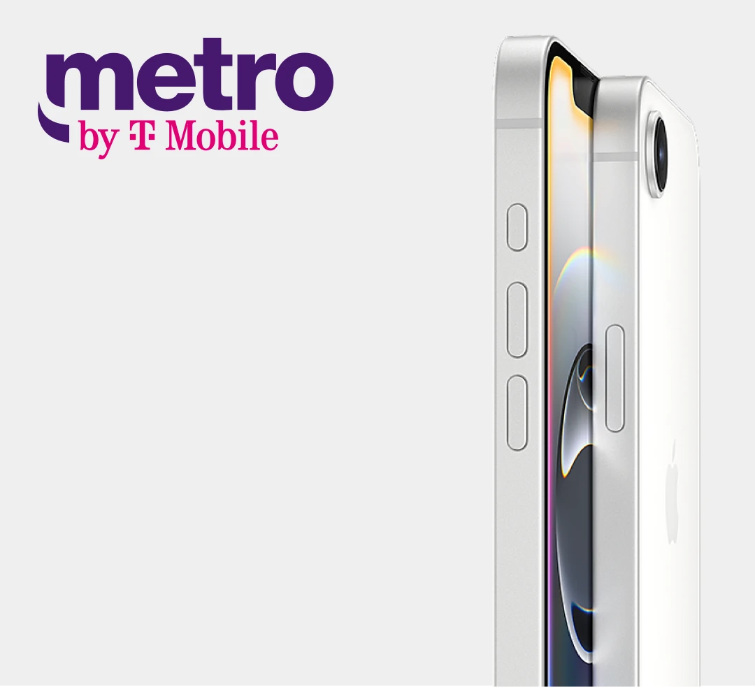 Get iPhone 16e ON US at Metro by T-Mobile