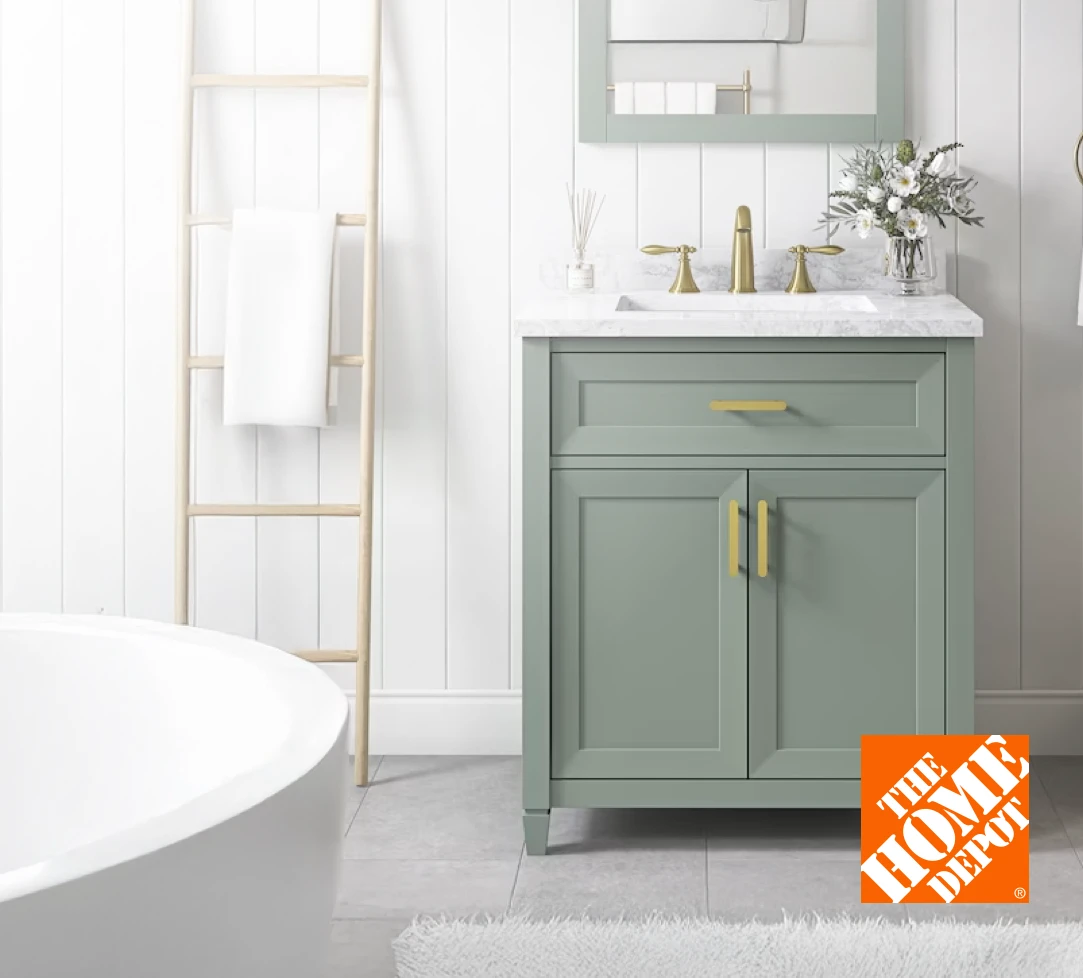 Up to 30% Off Select Bath + up to 8% Cash Back at Home Depot