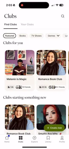 Book Club refresh