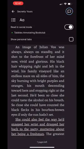 Social tabbing on Fable